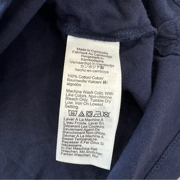 J. Crew Sueded cotton polo shirt • size small • BW383 • NWT • ultramarine - Picture 9 of 9